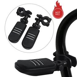 Motorcycle Highway Clamp Foot Pegs Footrest Pedal 1-1/4