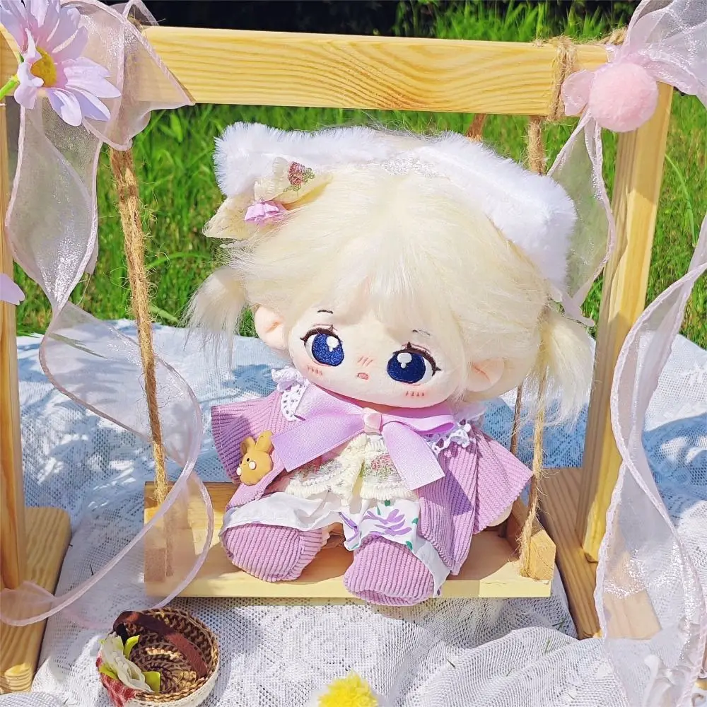 

Jumpsuit 20cm Cotton Doll's Clothes Outfit Rompers Cotton Doll Clothes Mini Cartoon Plush Doll Clothes Cotton Doll Accessories
