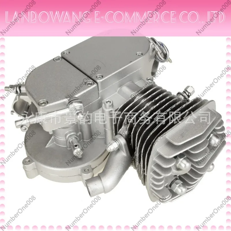 50cc/80cc 2-Stroke Gas Motorized Bicycle Engine Kit, Motorized Bike Conversion Set with CDI Ignition for 26-28 Inch