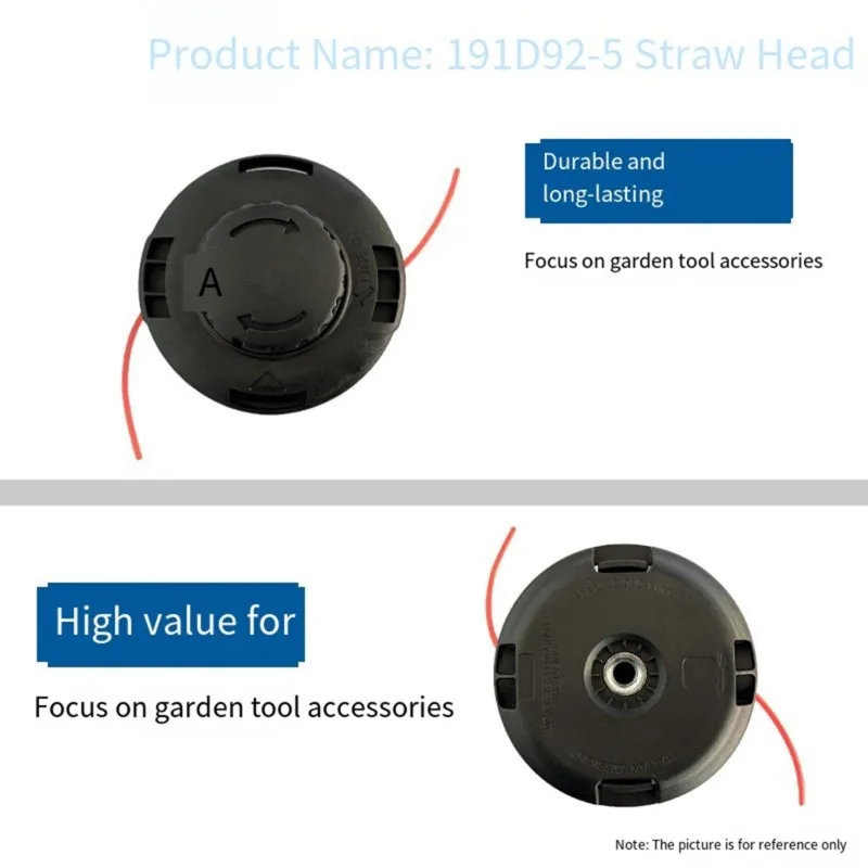 ABLN-For 191D92-5 2 Trimming Head Thread- For M8X1.25 M10X1.25 For Style Grass Cutting Head Replacement