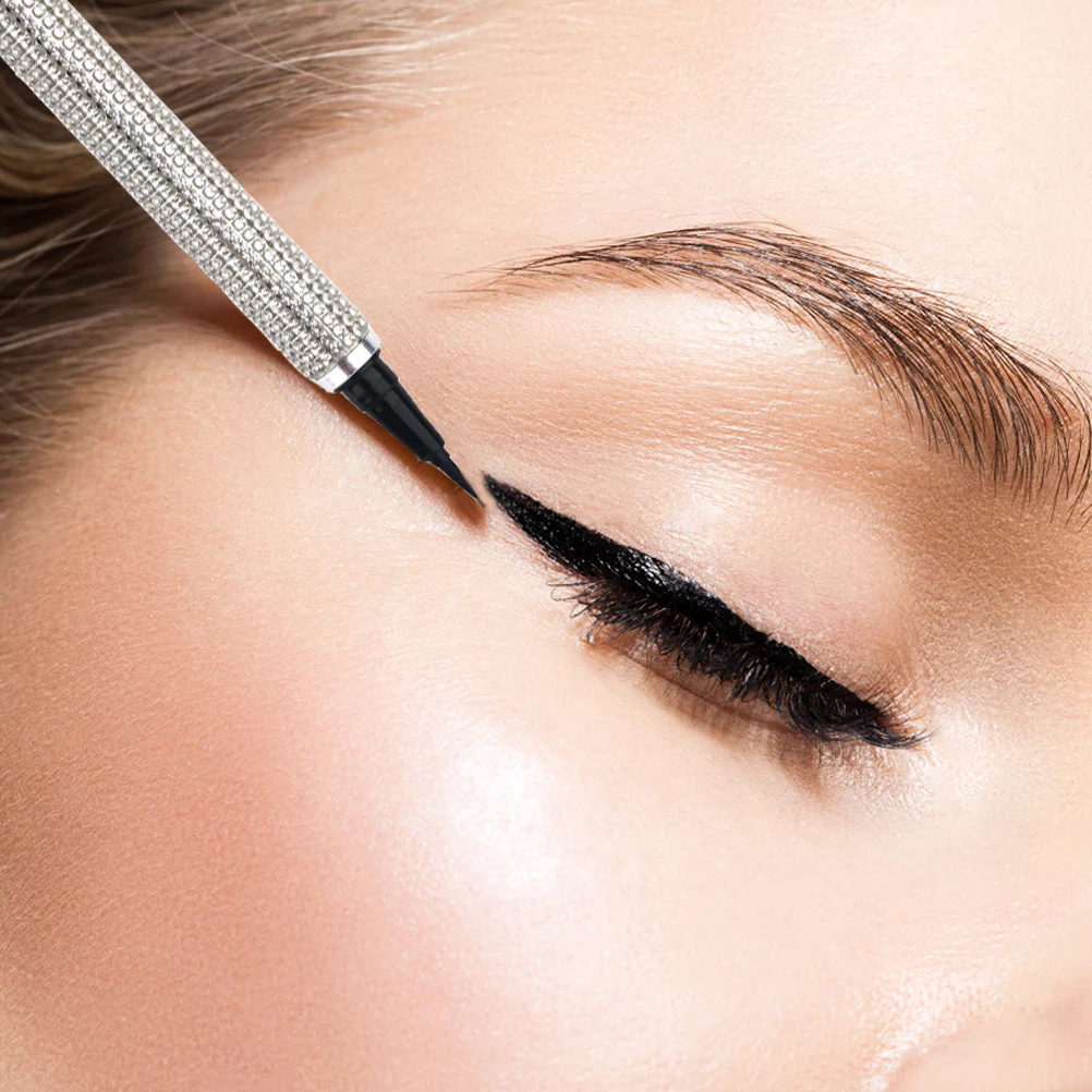 

Eye Liquid Pu Sticker Drill Eye Liner Girl Eyeliner Pen Pen Girl Accessory Waterproof Pencil Longwear Fine Tip Cosmetics