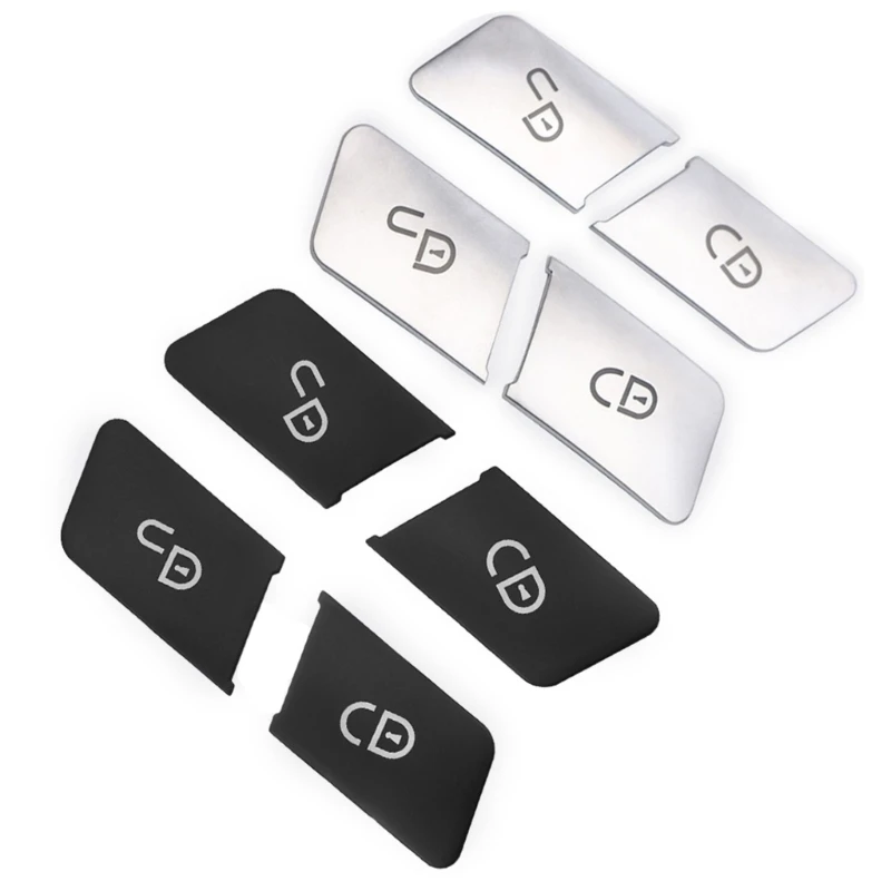 

4pcs Car Lock Unlock Button Sticker Door Adjust Switches Covers for W204 Dropship