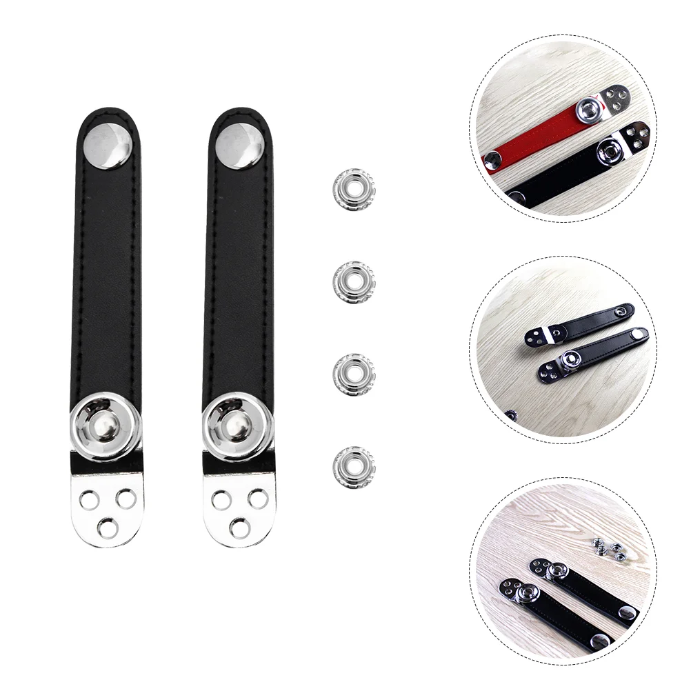 

2 Pcs Instrument Accessories Accordion Bass Bellows Straps Belt with Buckle Buckles Accessory Musical Replacement Accordions