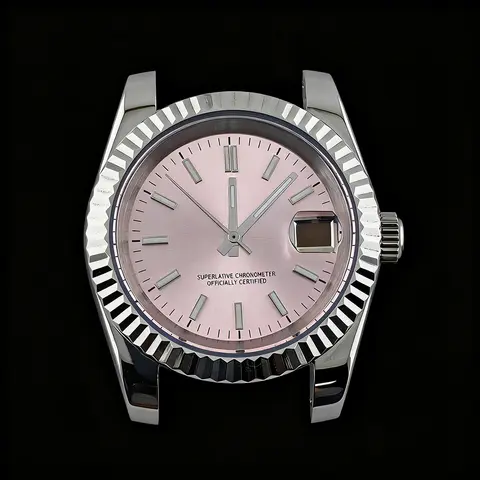 NH35 केस 36/39 मिमी स्टेनलेस स्टील केस पुरुषों की स्वचालित घड़ी कस्टम लोगो डायल NH35 मूवमेंट घड़ी सहायक उपकरण के लिए उपयुक्त 10 best sales सेको लोगो - №3