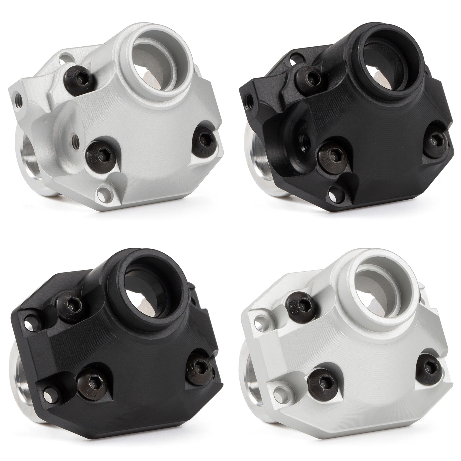 Conjunto de Três Peças em Alumínio Usinado para Tampa de Diferencial Dianteiro e Traseiro para Vanquish H10 OPTIC F10 Portal Eixo Reto VS4-10 Phoenix VRD