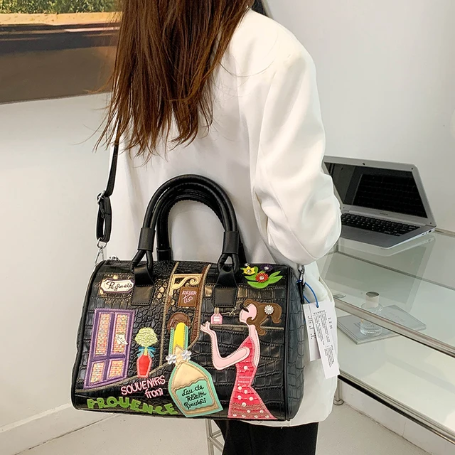 Luksusowe torebki damskie ze skóry Pu wysokiej jakości damska torba podróżna na ramię dorywczo o dużej pojemności kobiece torby kurierskie Crossbody