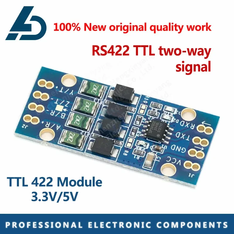 RS422 TTL two-way signal TTL 422 Module full duplex 422 to single chip 3.3V/5V