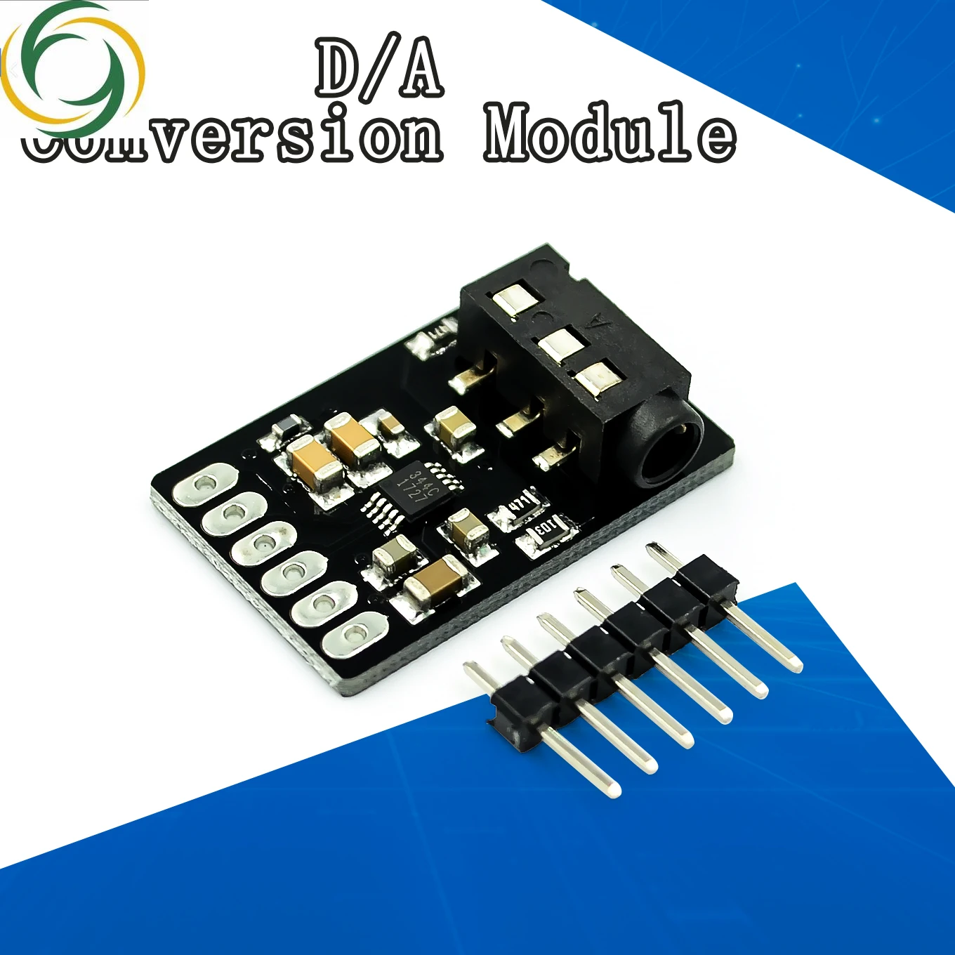 D/A Audio Converter Digital to Analog Converter Board Stereo Audio Module Conversion Module CS4344 with I2S Interface