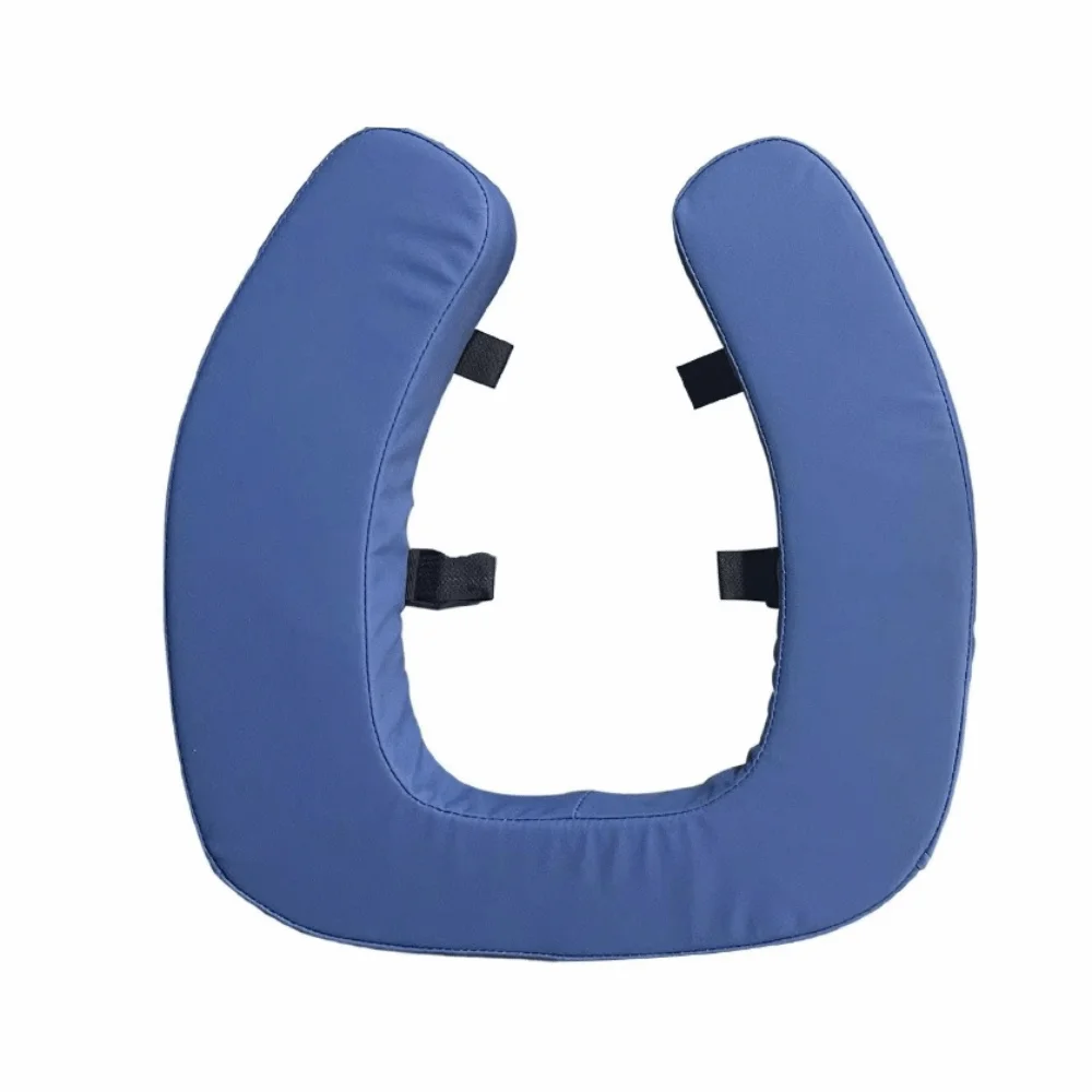 Thick Padded Raised Toilet Seat Cushion Waterproof Washable U-Shape Toilet Seat Riser Easy To Install PU Leather