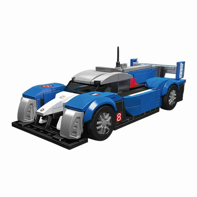 

27074 модель суперкара, 310 шт., городские мини-свестные автомобильные серии, наборы строительных блоков, собранные маленькие кирпичи Particl, игрушки в подарок