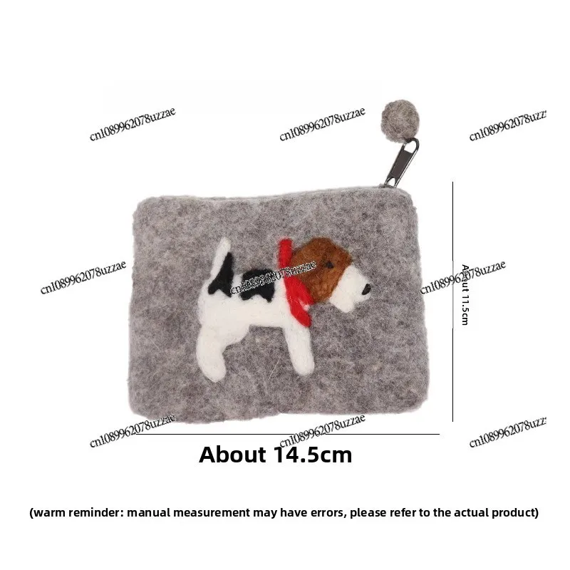 Handmade Wool Felt Change Bag Cute Animal, Styling Coin Bag Clutch Bag