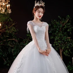 Wedding Dress for Women Lace Up Plus Size Ball Gowns Dream Princess Bride Wedding Dresses Vestidos Novia