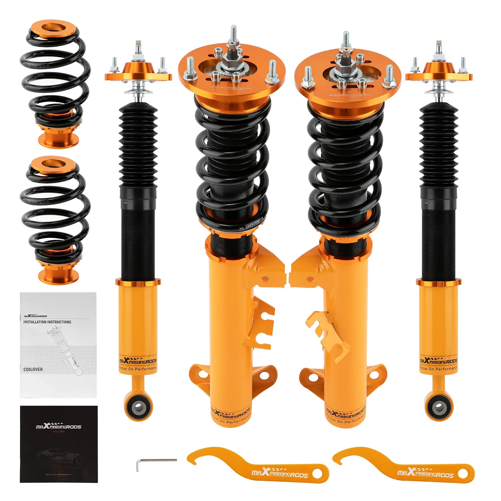 Coilovers Vering Kit Voor Bmw 5 Serie 520 525 528 540 (E39) 1995-2003 Rwd Voor 523i 525i 528i 535i 95-03 Veer Voor Achter