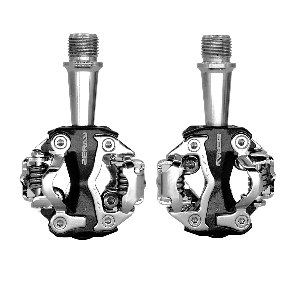 ZERAY MTB Road Bicycle Pedals ZP-108S/109S/110S Clipless Alloy Pedal Self-locking Pedals SPD For MTB Pedals Cycling Equipment