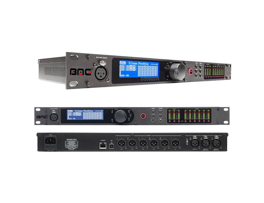 BMG-PA2 professional Cross effect digital mixer fm audio processor