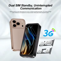 SERVO 17 PRO MAX mini Smartphone 3.75" Fullview Display 3G WCDMA Dual SIM Card GPS Face Unlock Android Small Smart Mobile Phones 6