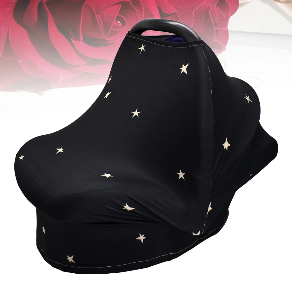 غطاء عربة الأطفال الرضع على شكل نجمة وشاح للرضاعة متعدد الاستخدامات غطاء مقعد الطفل مناسب للسفر لحماية الزجاج الأمامي لحديثي الولادة #2