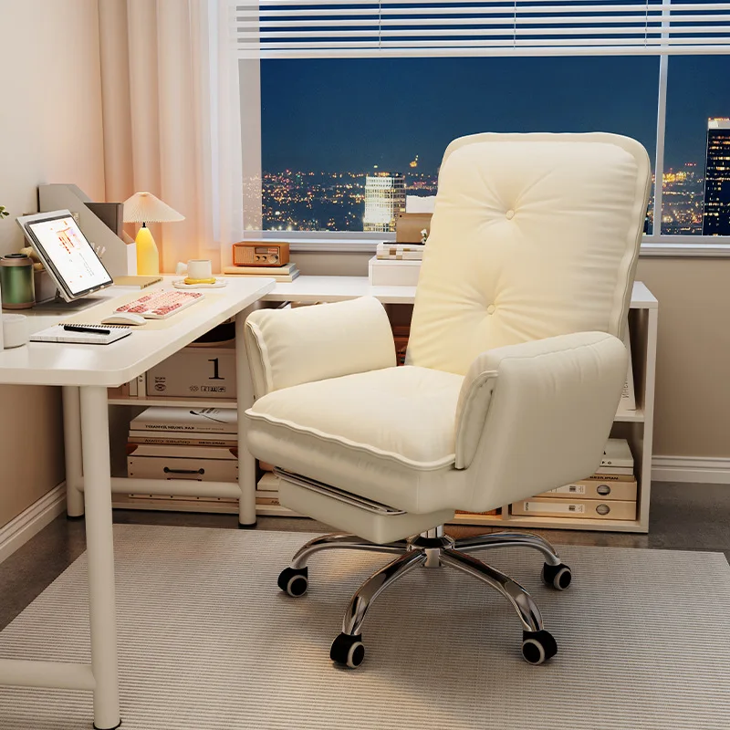 

Ergonomic Wheels Gaming Mesh Home Desk Footrest Adjustable Swivel Back Chair Reclining Computer Lumbar Support Office Leather