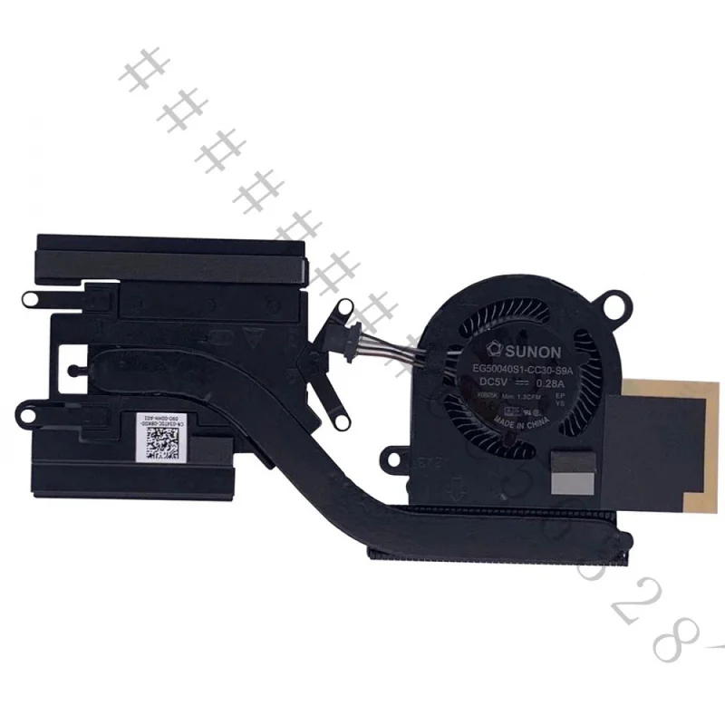 SSAA+034T0C Laptop Cooling Fan For Dell Latitude 7390 2‑in‑1 Notebook Internal Cooler Radiator Fan Replacement Part