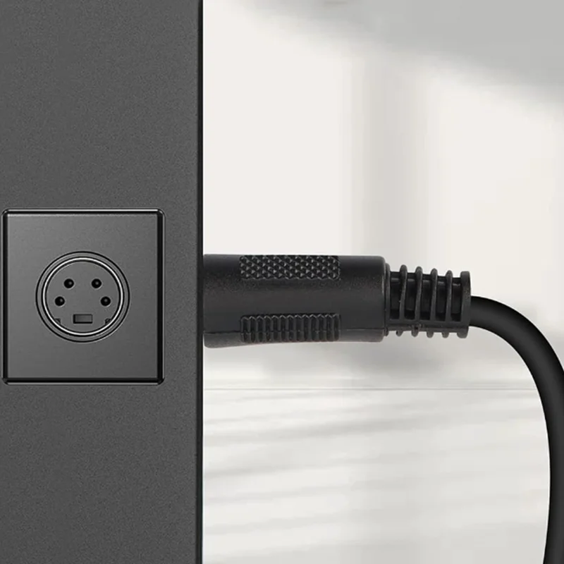 90 Degree Angle Mini Din 4-Pin S Video Male Female Connector for Player Camcorders Laptops Transfer Video to TV or Monitor Cable