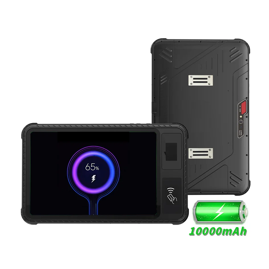 OEM WT860 soten cheap fhd industrial grade control android 10.1 inch rugged tablet handheld computer 500 nits NFC