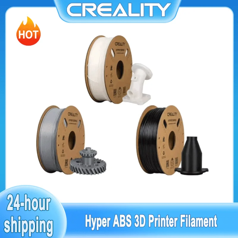 Creality Hyper ABS Filament 1.75mm High-Speed Compatible Open Printing 1kg Spool Universal Fit for Most 3D Printers