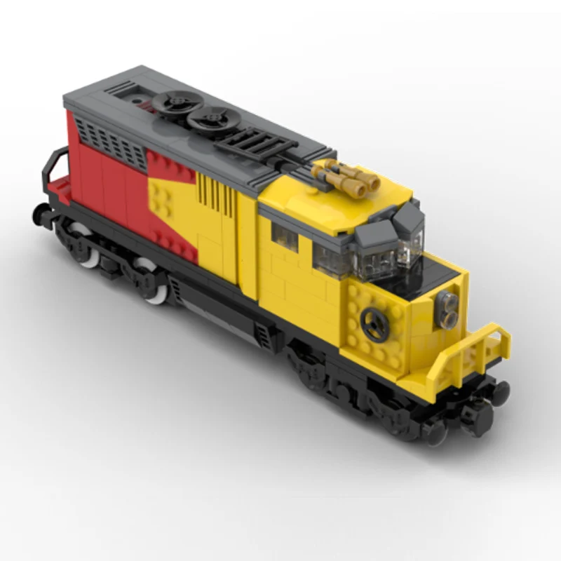 시티카 모델 MOC 빌딩 블록 철도 일반 화물 열차 모듈형 기술 어린이 휴일 선물 조립 장난감 세트