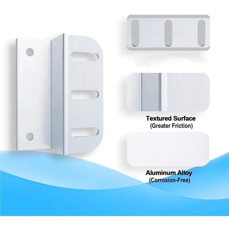 CYCLI-Z-Bracket Mounting Kit, Solar Panel Mounting Brackets, Corrosion-Free Aluminum For Boats, For Walls And Other Outdoor Roof
