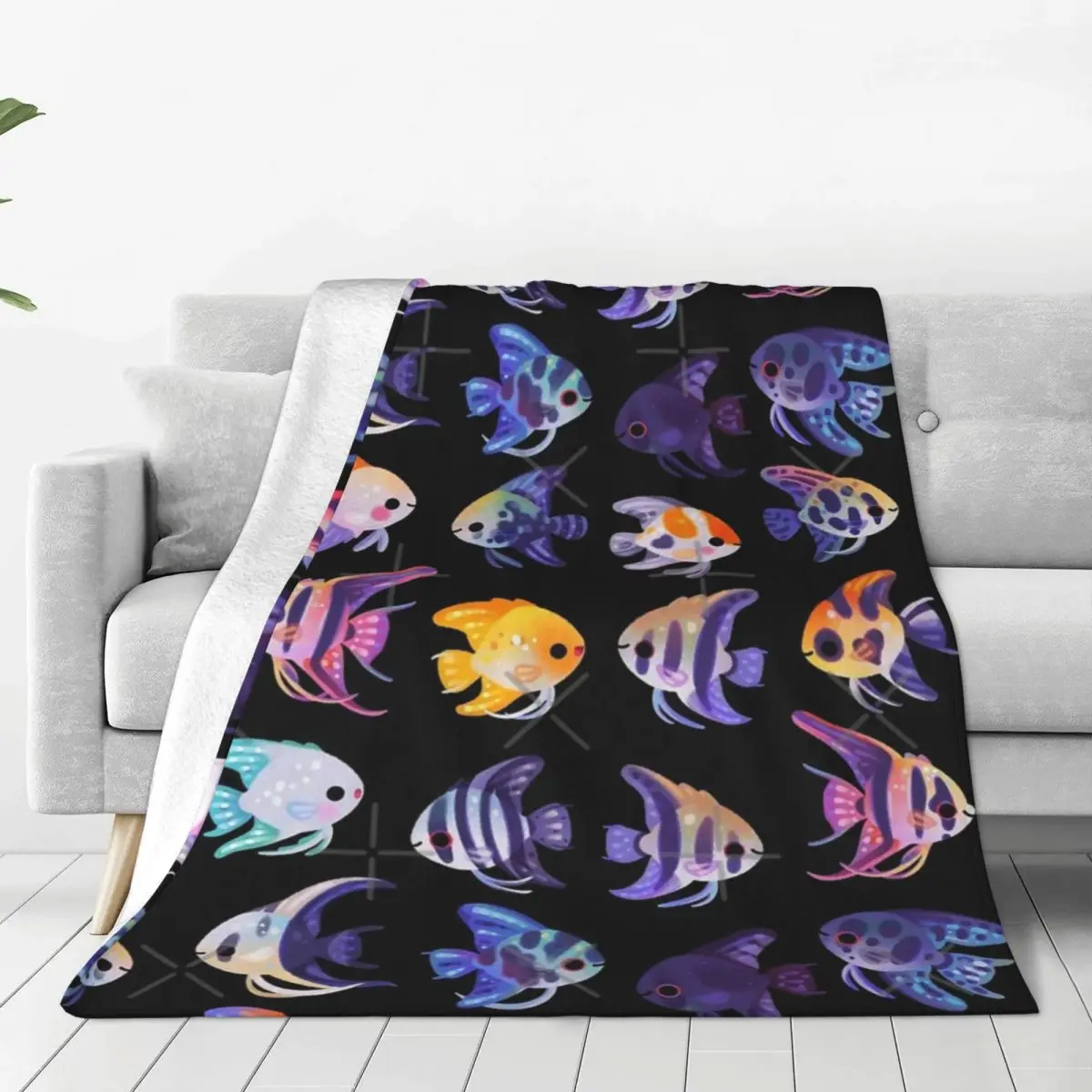 Angelfish! (freshwater) Four Seasons Universal Blanket Office Can Be LaidChristmas Present