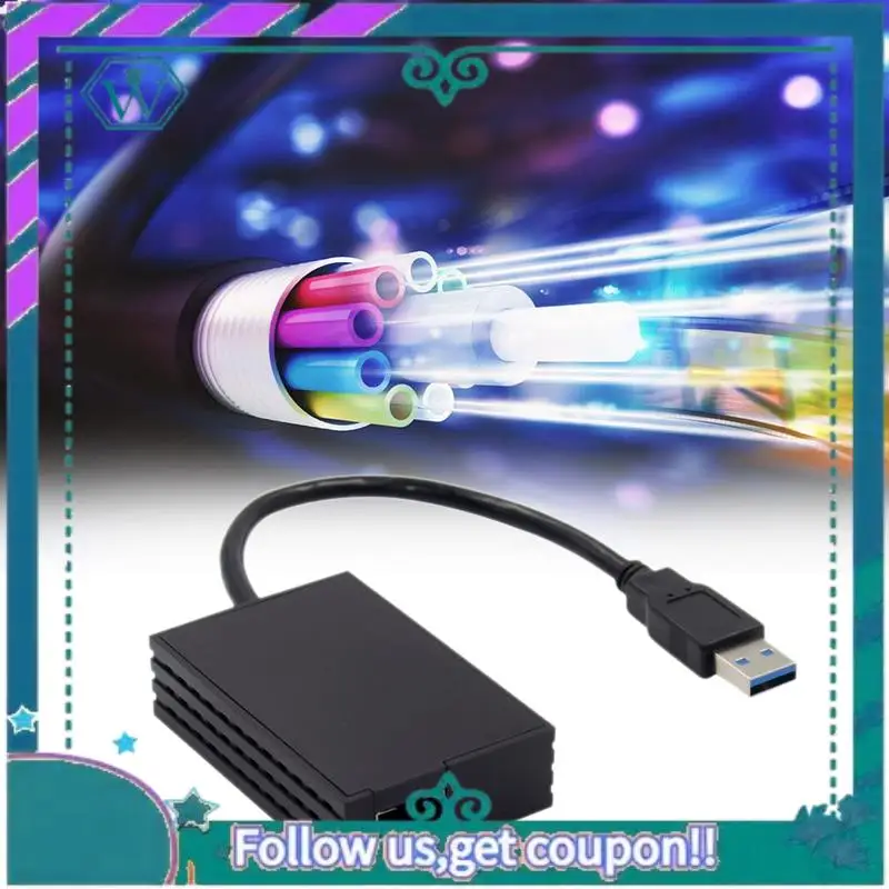 

Upgraded USB1000F-LX USB 3.0 Gigabit Fiber Ethernet Network Adapter Single Mode 1310Nm 10Km LC Optic Module SFP NIC RTL8153