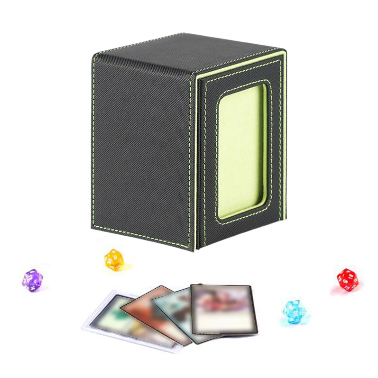 Trading Card Deck Box Holder Large Cards Case Collectible Game Card Case Protectors Container holds 100+ game card