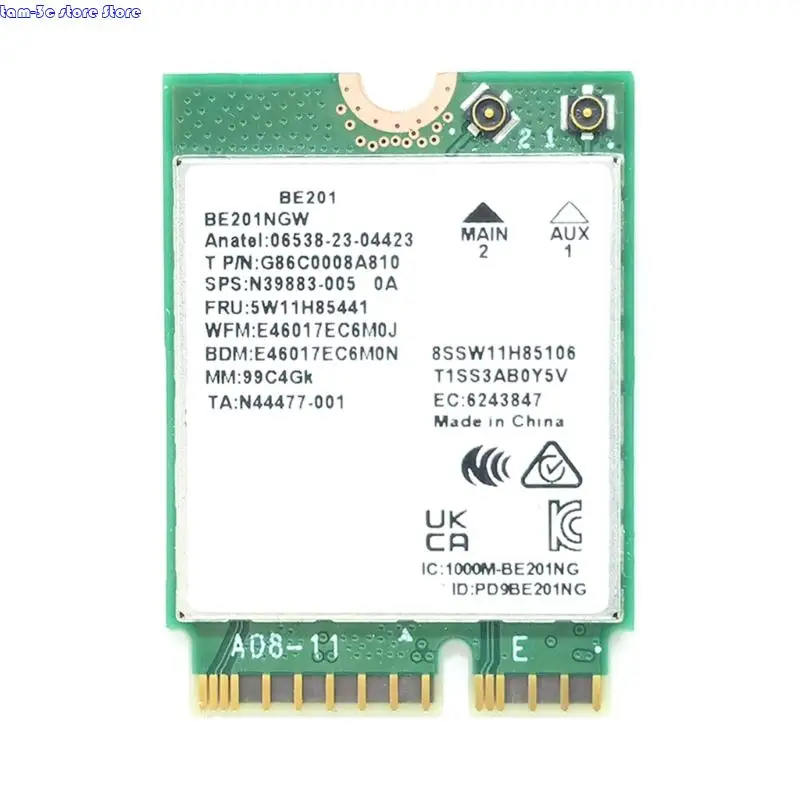 

D0UA E201NGW CNVIO3 Беспроводная карта 5800 Мбит / с беспроводной адаптер Bluetooth-совместимый