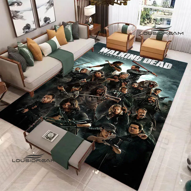 The Walking Dead 3D Printed Carpet Non -slip carpet Living Room Bedroom Carpet area rug Photography Props Birthday Gifts