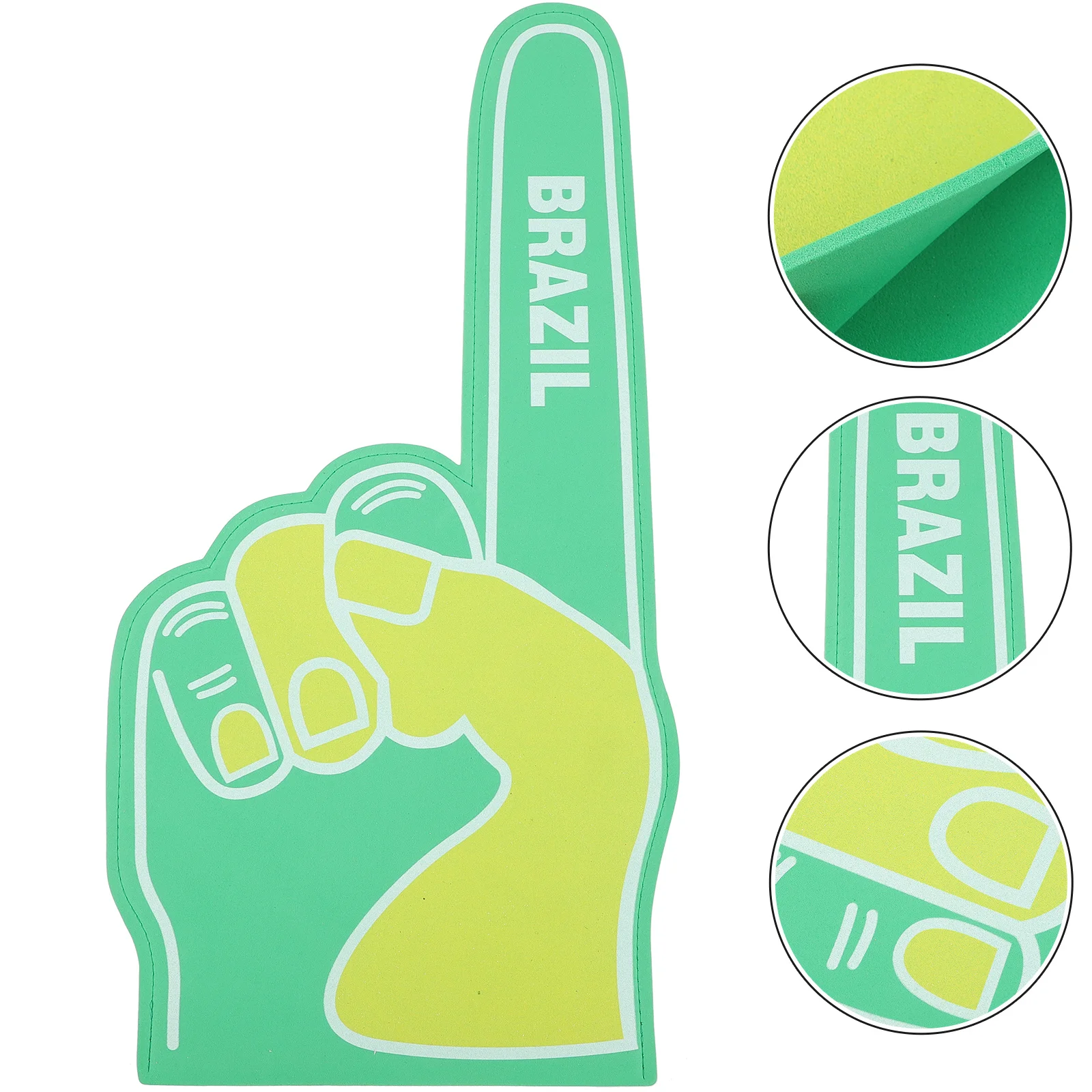 

Foam Finger Props Cheering Clapper Football Wear Resistant Decorative Soccer Accessories Lovely Party Sports Gift