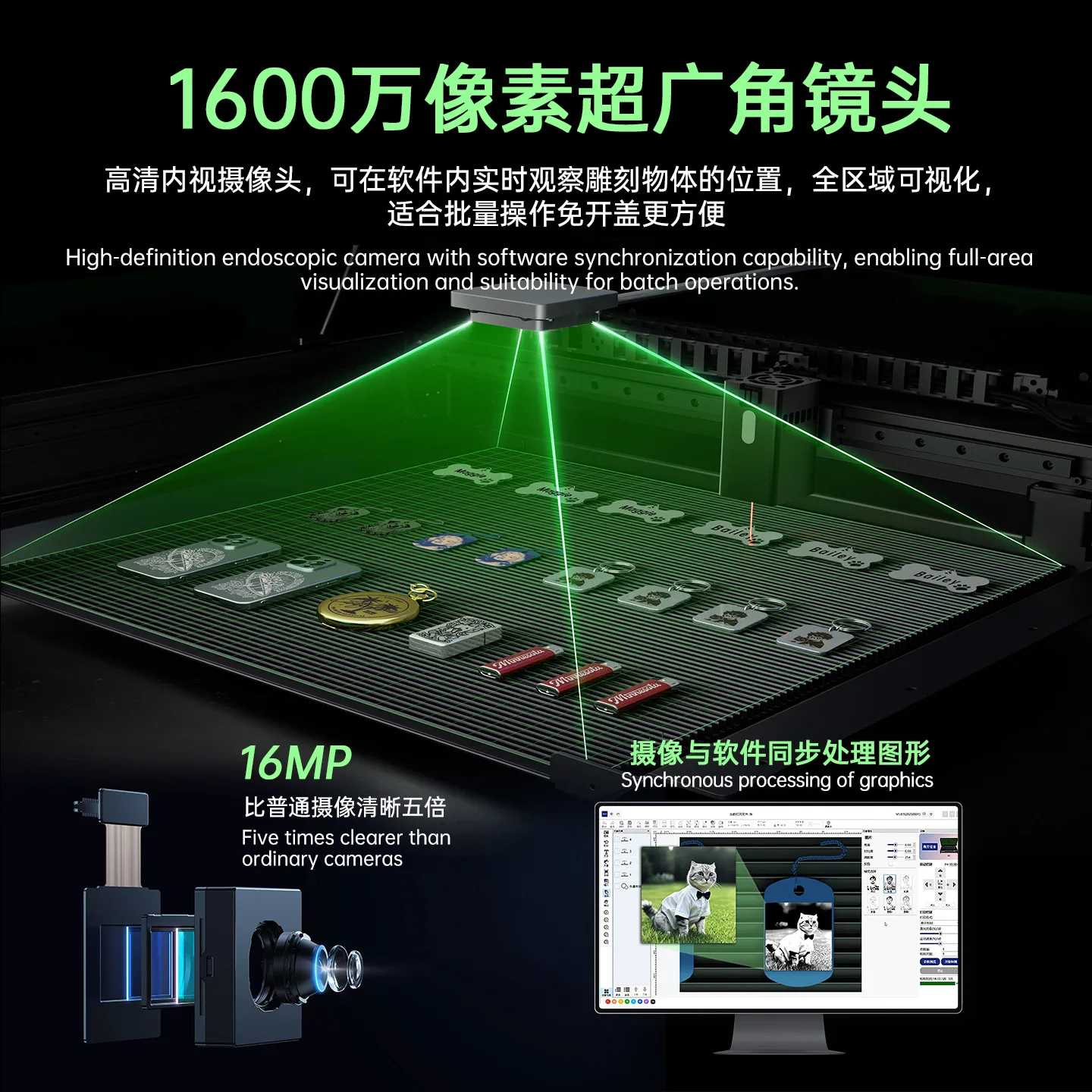 DAJAA8 Laser Engraving Machine Small Desktop Automatic Visualization Marking Machine Metal Laser Engraving Machine