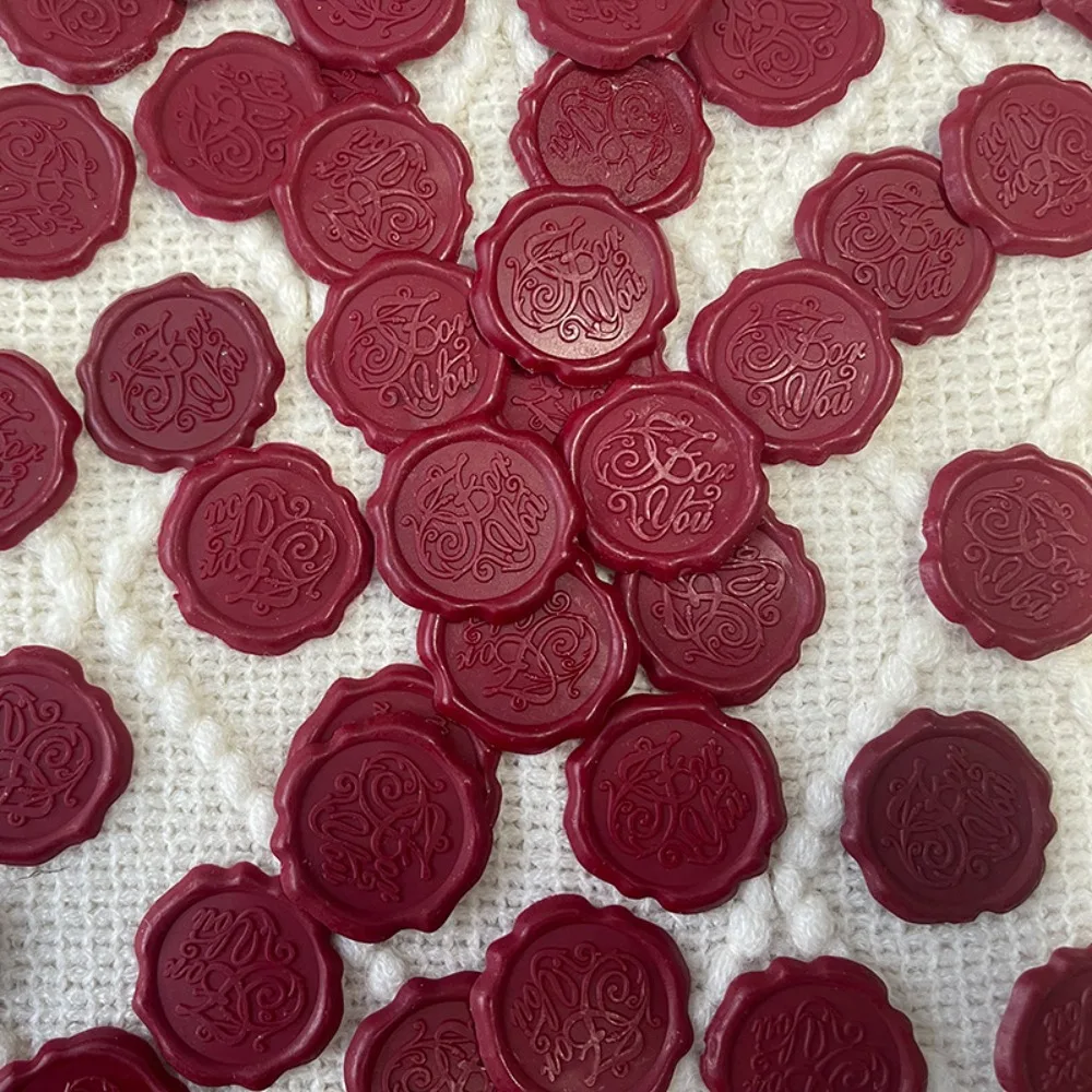 

10pcs Personalized Wax Seal Stickers Self Adhesive DIY Wedding Invitation Stickers Vintage Round Envelope Seal Stickers