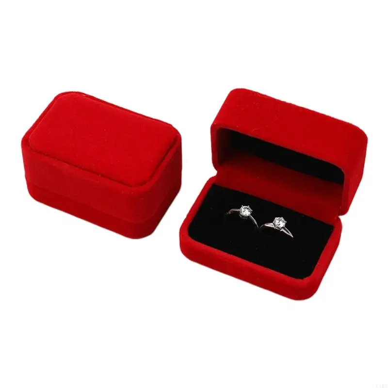 C1FE Ring Gift Box Earrings Pendant Jewelry Box Wedding Engagement Proposal