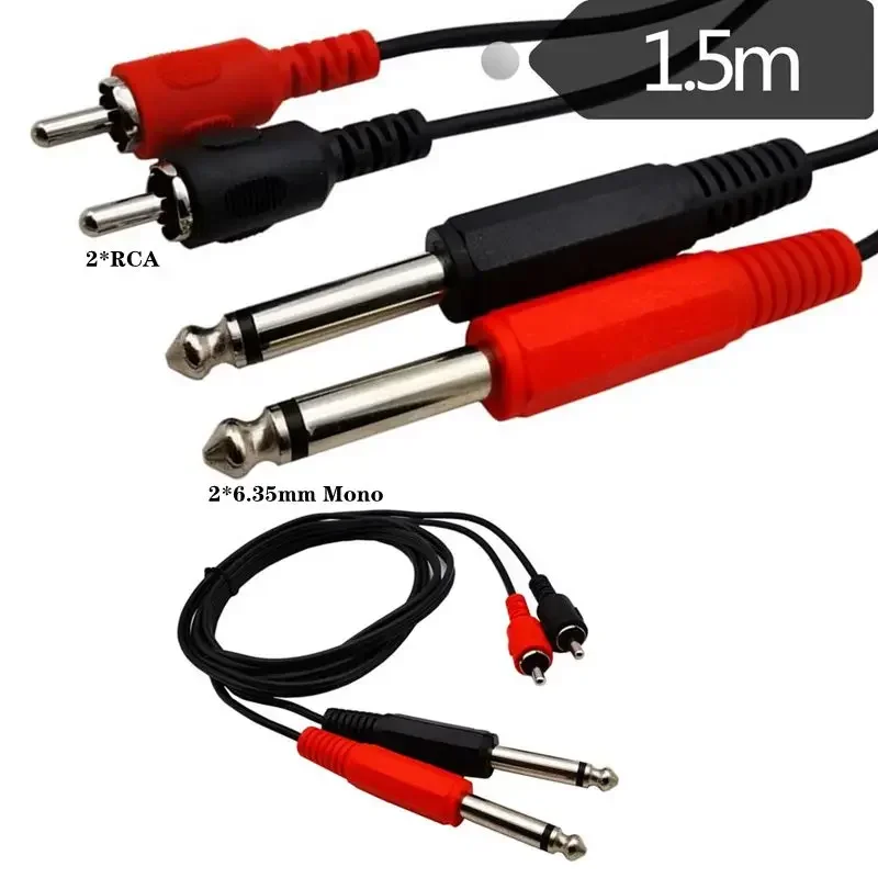 Cavo Sdoppiatore Audio RCA Maschio A 2 Femmine, 15 Cm, Placcato Oro, 2 Pezzi