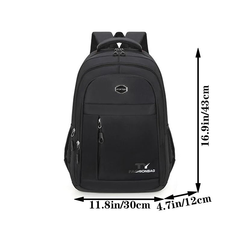 Neutral style men's and women's business backpack suitable for travel, student use. Made of nylon material.