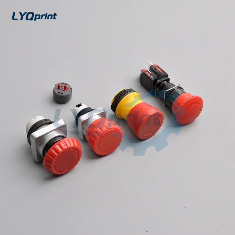 Flat Solid Heidelberg SM52 SM74 CD102 CP2000 Emergency Stop Switch For Printing Press Control Panel Spare Parts