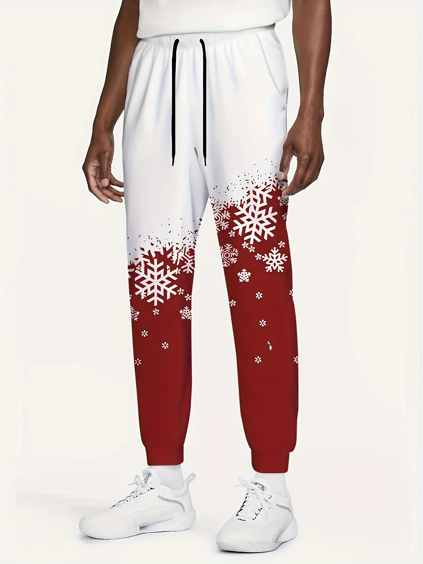 Weihnachten Thema männer Jogginghose Santa Claus Gedruckt Hosen Weihnachten Party Hosen Herbst Winter Casual Atmungsaktive Sport Hosen