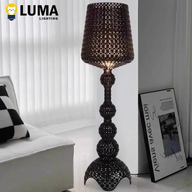 

French Art Decor Acrylic Floor Lamp Modern LED Standing Light for Living Room, Bedroom Corner Creative Design Bedside Lighting