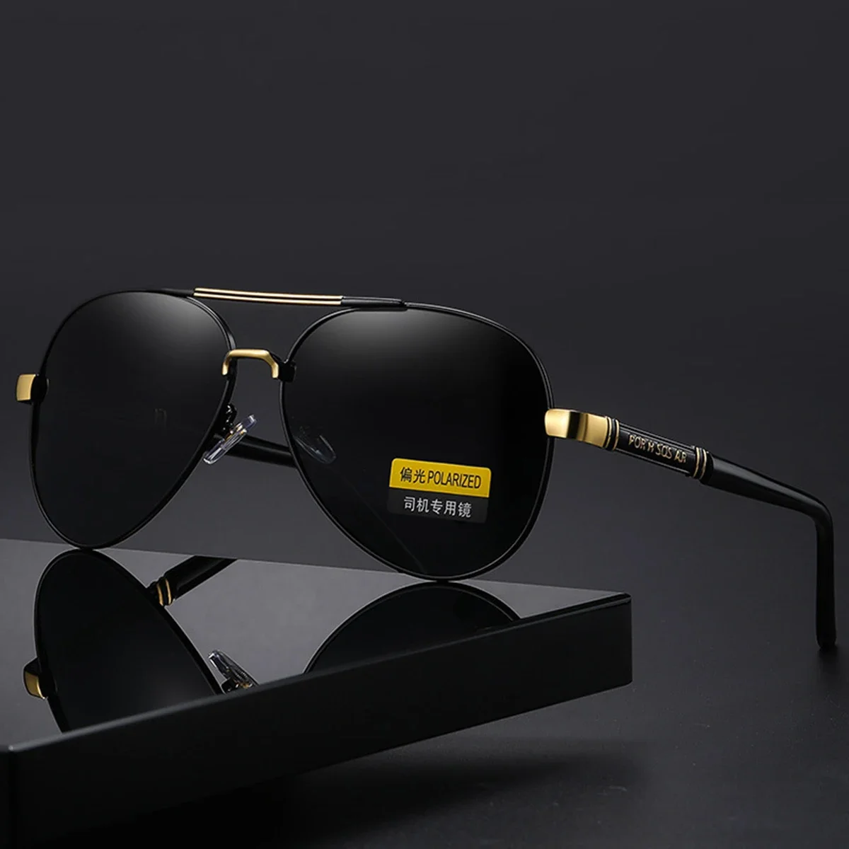 Shades Oversized zonnebril voor heren, zonnebril voor buiten 100% UV-bescherming, lichtgewicht brillen