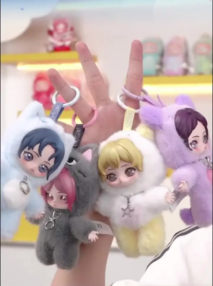 aespa popmart ぬいぐるみ 4点セット POPMART Authentic Aespa Plush Toy Series Trendy Blind Box Pendant