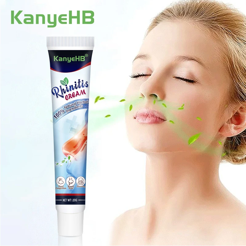 

1pcs Rhinitis Cream Relieve Nose Itchy Sinusitis Sneeze Stuffy Nose Rhinitis Treat Ointment Chinese Herbal Medicine Plaster G020