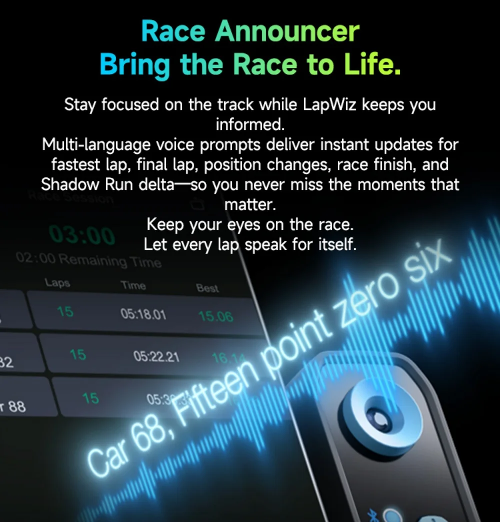 SKYRC LapWiz Professioneller IR RC Lap-Timer mit Multi-Car-ID-Management, Screen-Cast, Sprachansage und OTA-Upgrade für Mini-Z 1/10 RC-Rennen – Detail 16