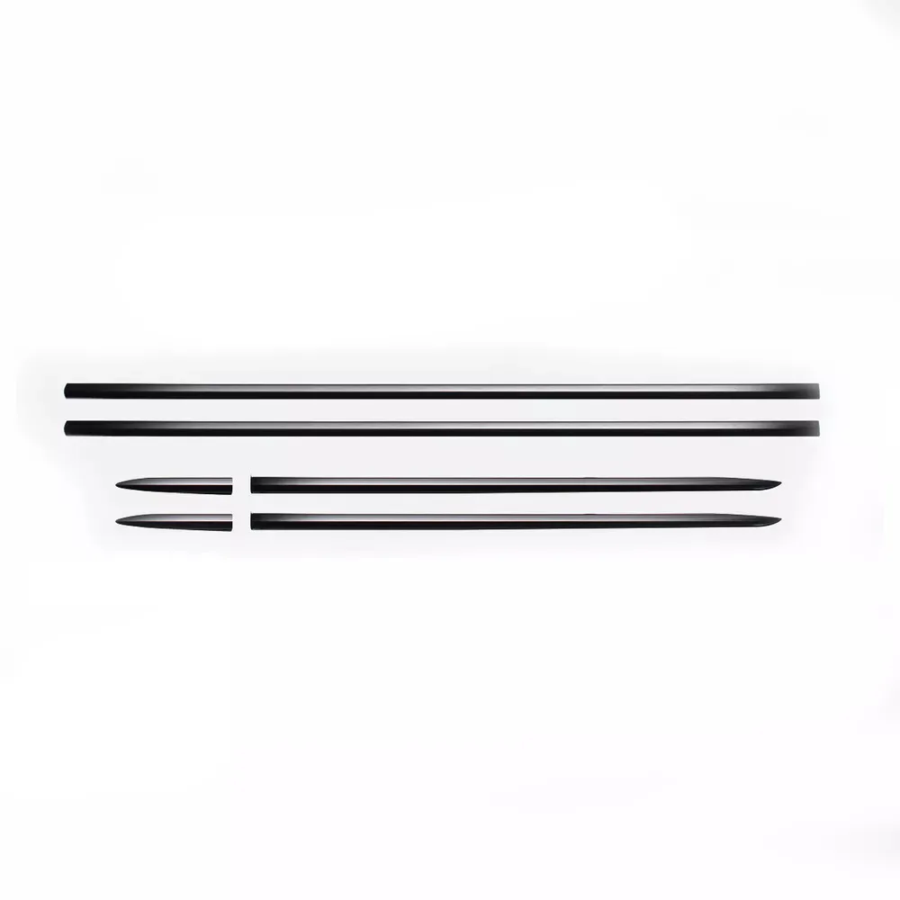 For Cadillac CT6 2016-2020 Black Titanium Car Side Body Door Cover Molding Trim