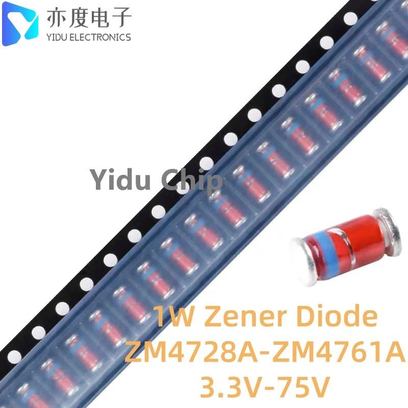 50pcs/lot 1W Zener Diode ZM4742A 12V ZM4743A 13V ZM4744A 15V ZM4745A 16V ZM4746A 18V ZM4747A 20V ZM4748A 22V LL41