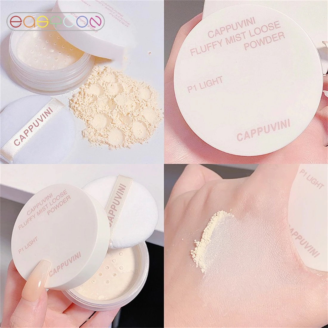 Banana Powder Smooth Loose Oil Control Face Powder Makeup Concealer Highlighter Mineral Powder Makeup Loose powder brush