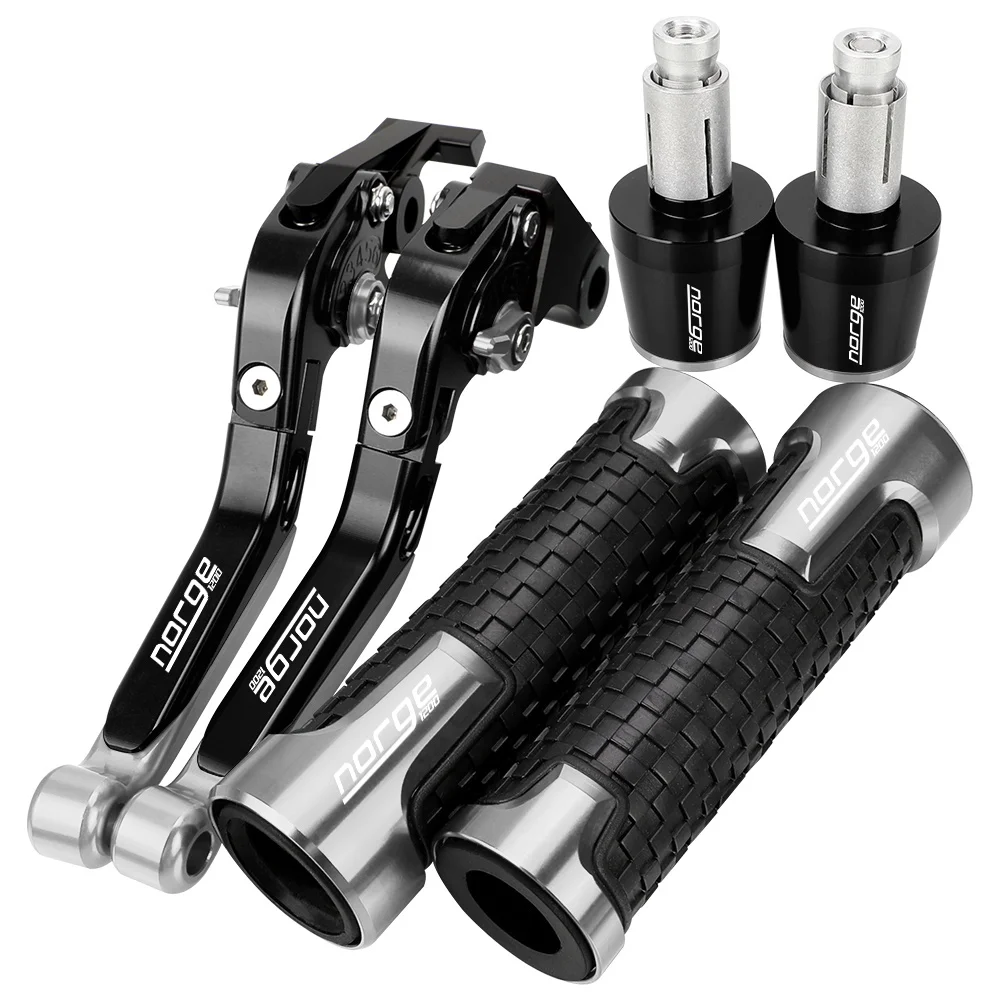 

Motorcycle Accessories Handgrips Brake Clutch Levers Handlebar Grips Ends For MOTO GUZZI NORGE1200 NORGE 1200 GT8V 2006-2015